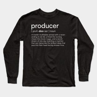 Producer Definition Long Sleeve T-Shirt